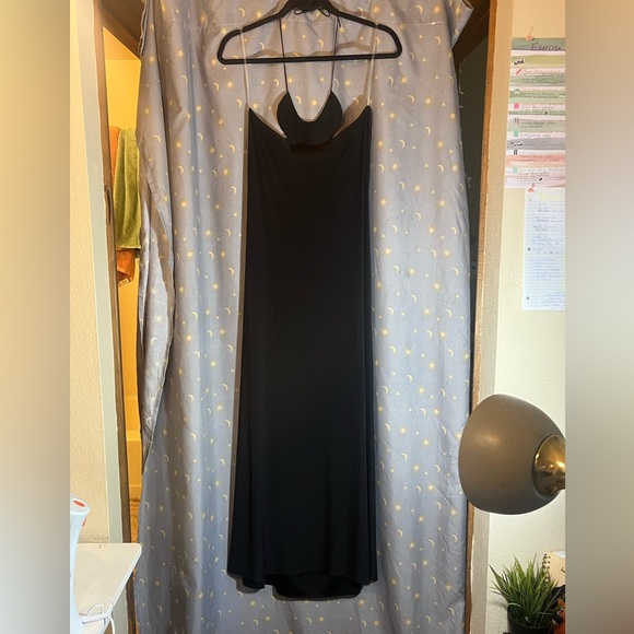 GWP!! NWT Tbags Los Angeles beaded long halter dress size small made in USA - Picture 11 of 14